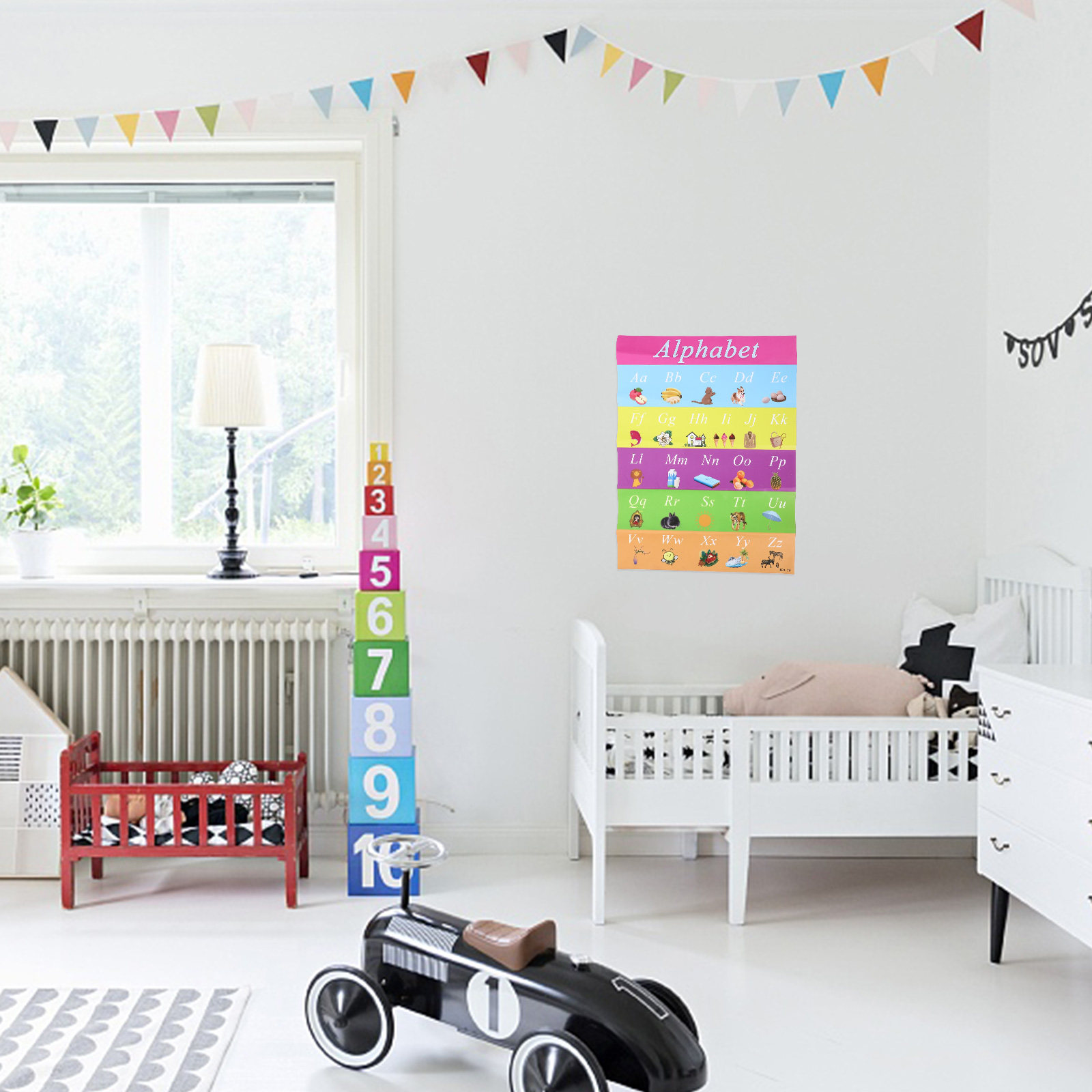 Kids Education Charts - Kendinden Yapışkanlı Çocuklar İçin Alfabe Tablosu