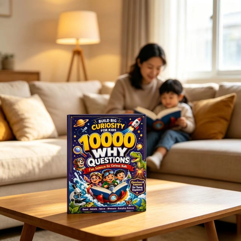 Kids Education Questions - 10000 Neden Sorusu Çocuk Bilim Kitabı,
