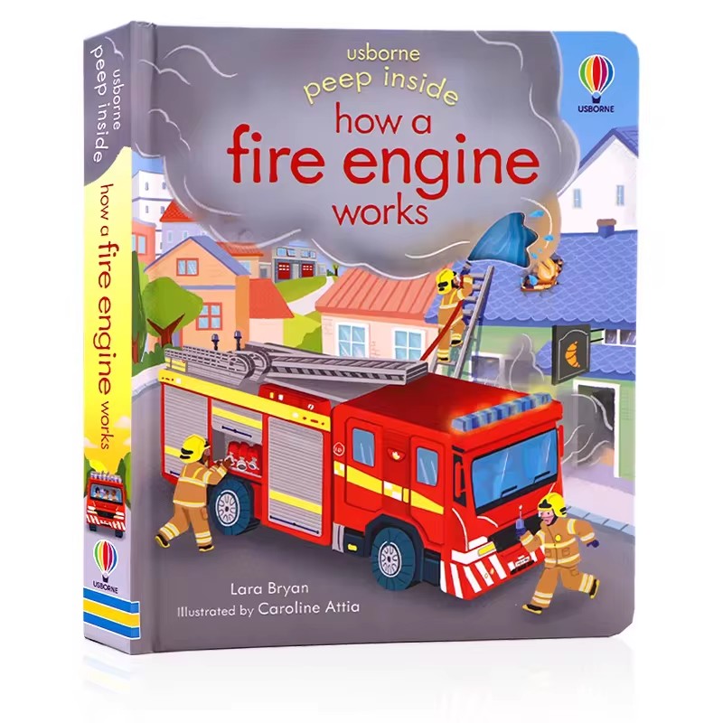 Kids Education Books - Usborne Yangın Söndürme Aracının Nasıl Çalıştığıyla