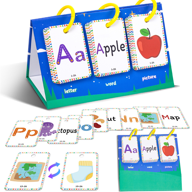 Flash Card Alphabet - Erken Eğitim Harf Kartları Flaş Kartlar
