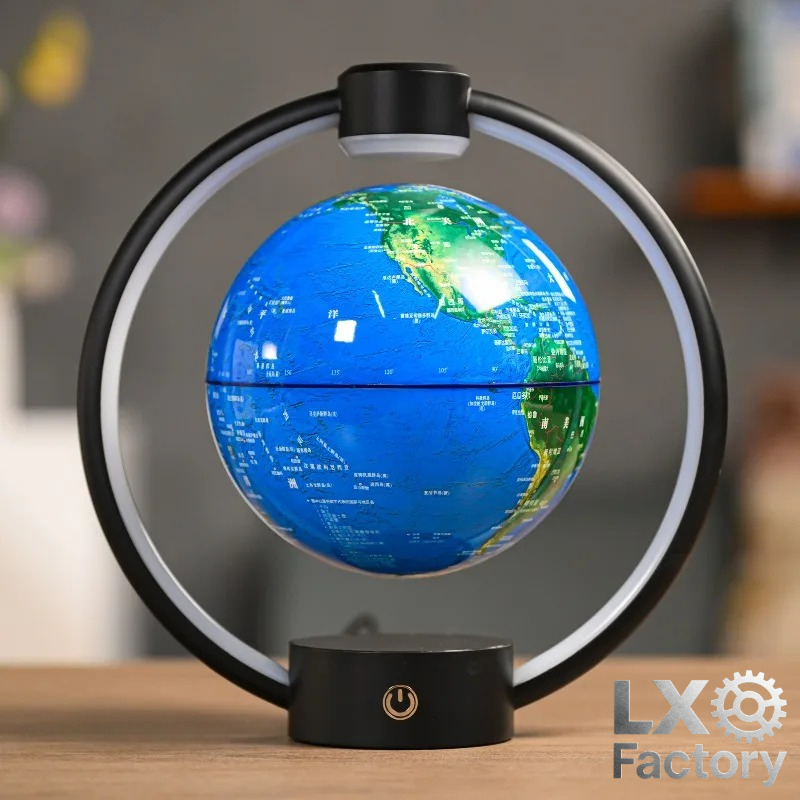 Educational Globe For Kids - 14cm Havada Duran Küre 360 °