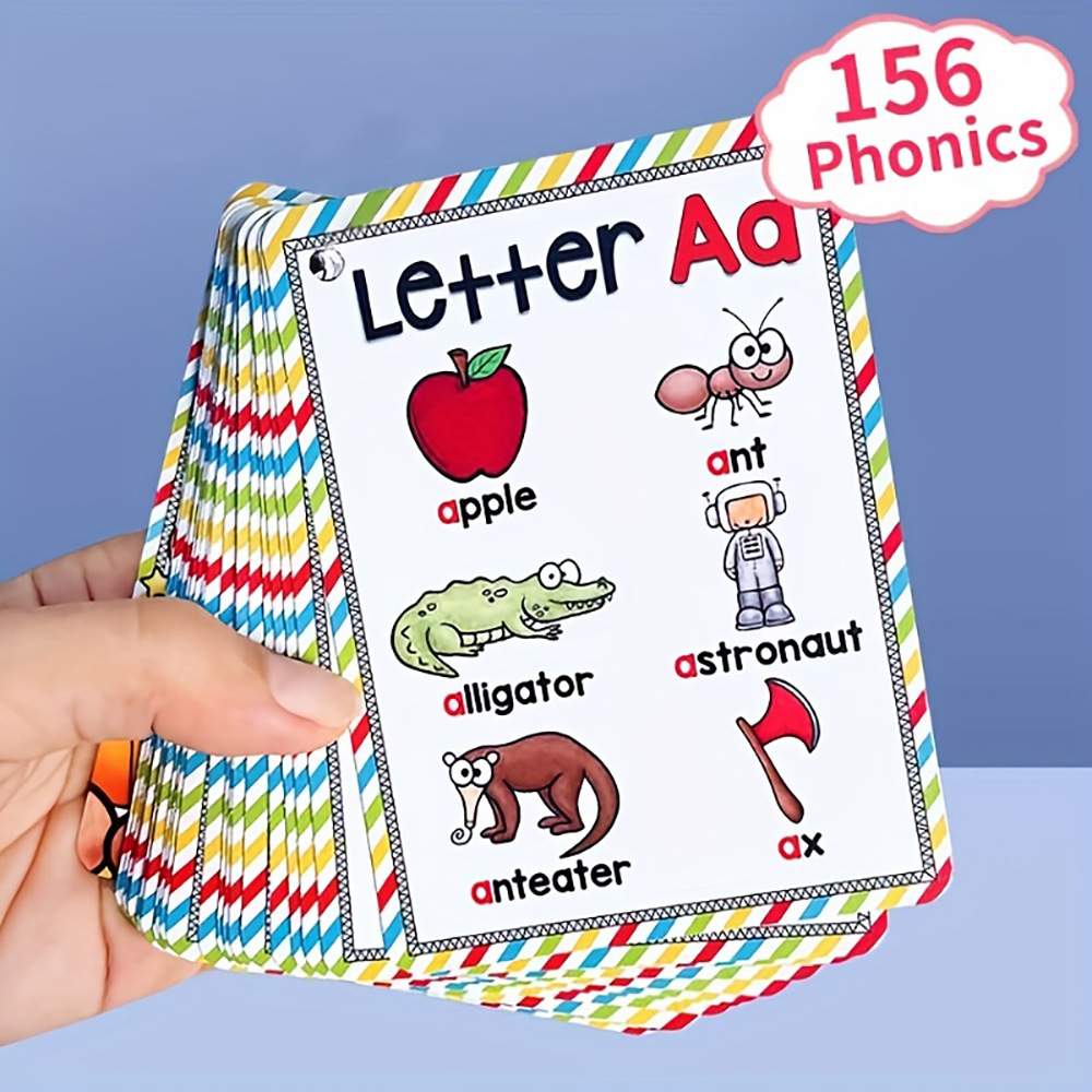 Flash Card Alphabet - Bview Sanat İngilizce 26 Harfler Alfabe