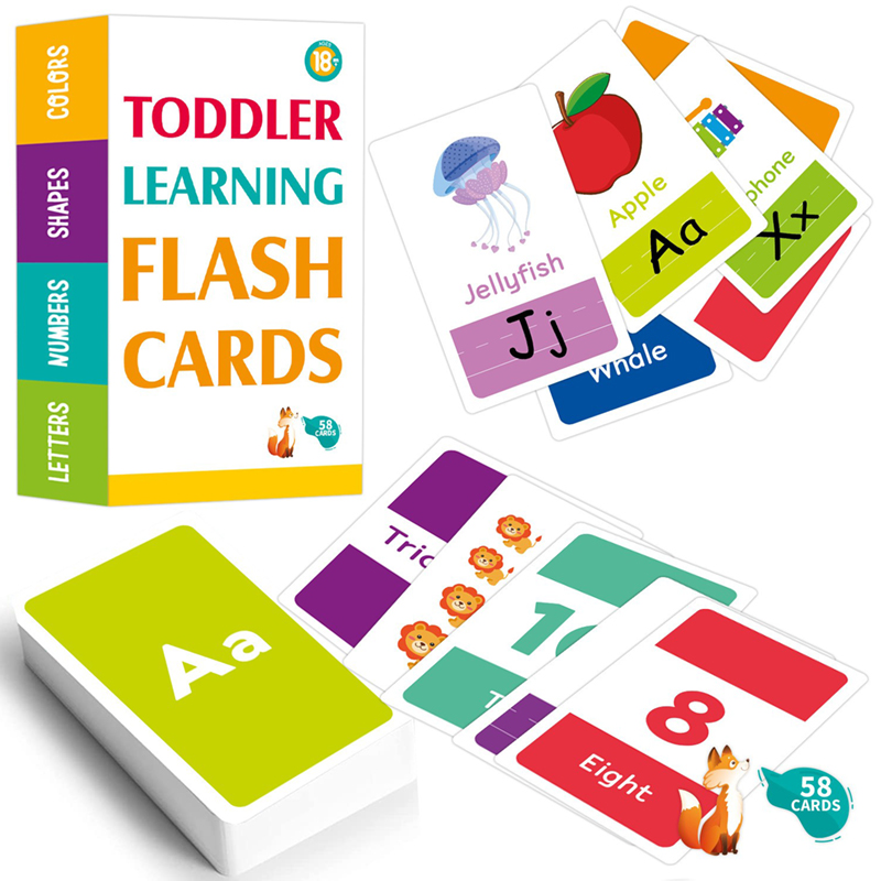 Flash Card Alphabet - 58 Adet Flaş Kart 26 Alfabe