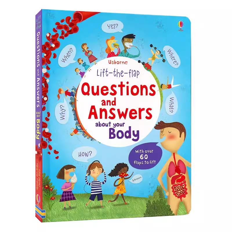 Kids Education Questions - Yeni Lift-The-Flap sorular ve vücudunuz hakkında