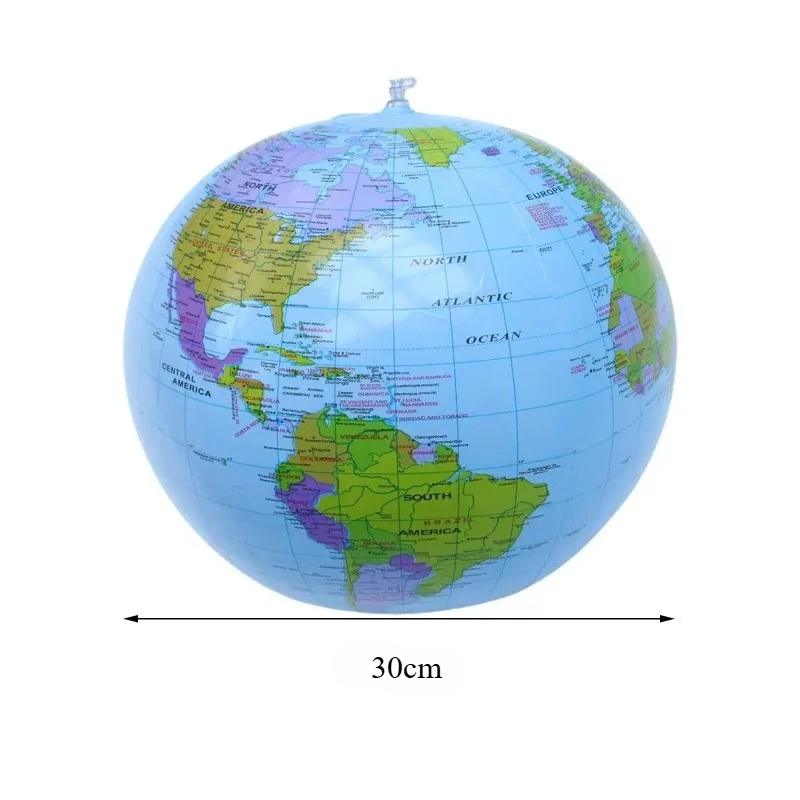 16 inç 30cm Şişirilebilir Küre - Educational Globe For Kids incelemesi ve fiyatı