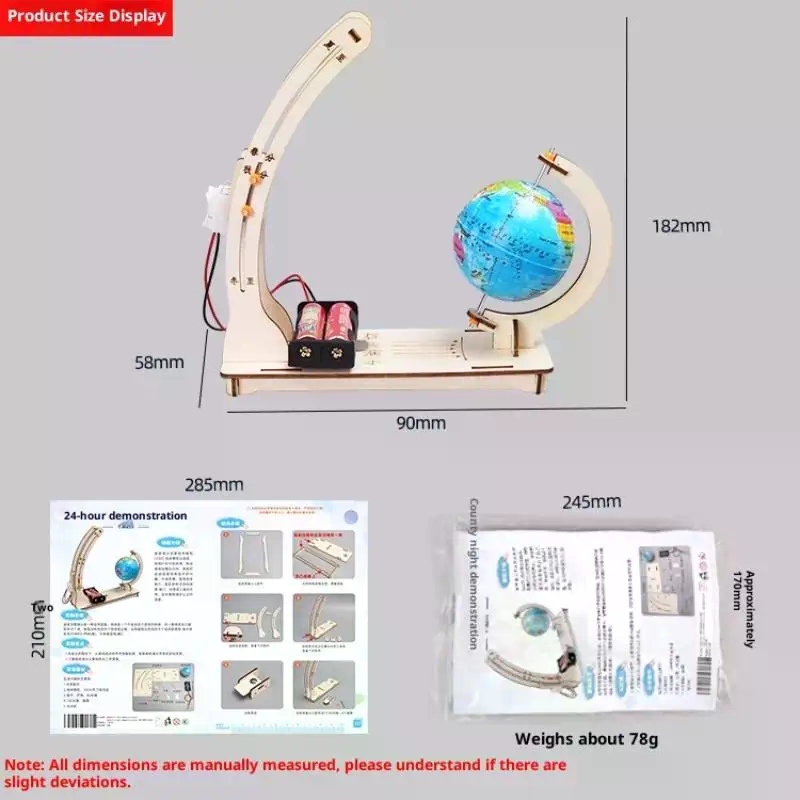 DIY 1 Set Çocuklar için Dünya  - Educational Globe For Kids incelemesi ve fiyatı