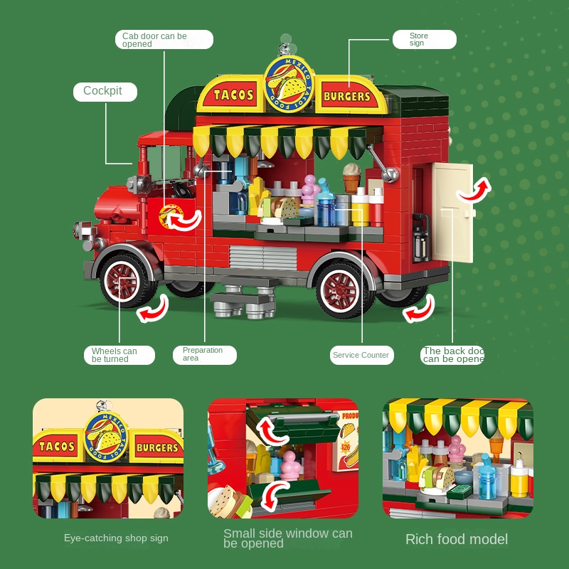 Meksika Taco Arabası Mobil Atı - Kids Education Mobile incelemesi ve fiyatı