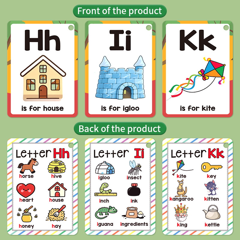 Renkli Hayvan Alfabesi Biliş K - Flash Card Alphabet incelemesi ve fiyatı