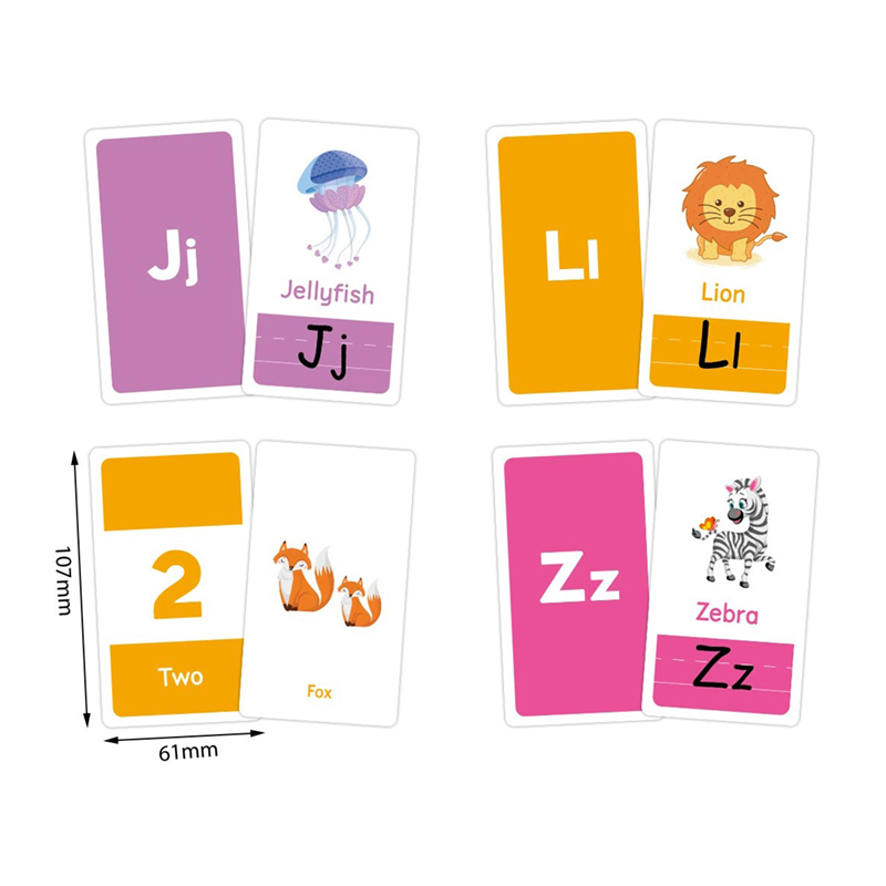 58 Adet Flaş Kart 26 Alfabe İn - Flash Card Alphabet incelemesi ve fiyatı