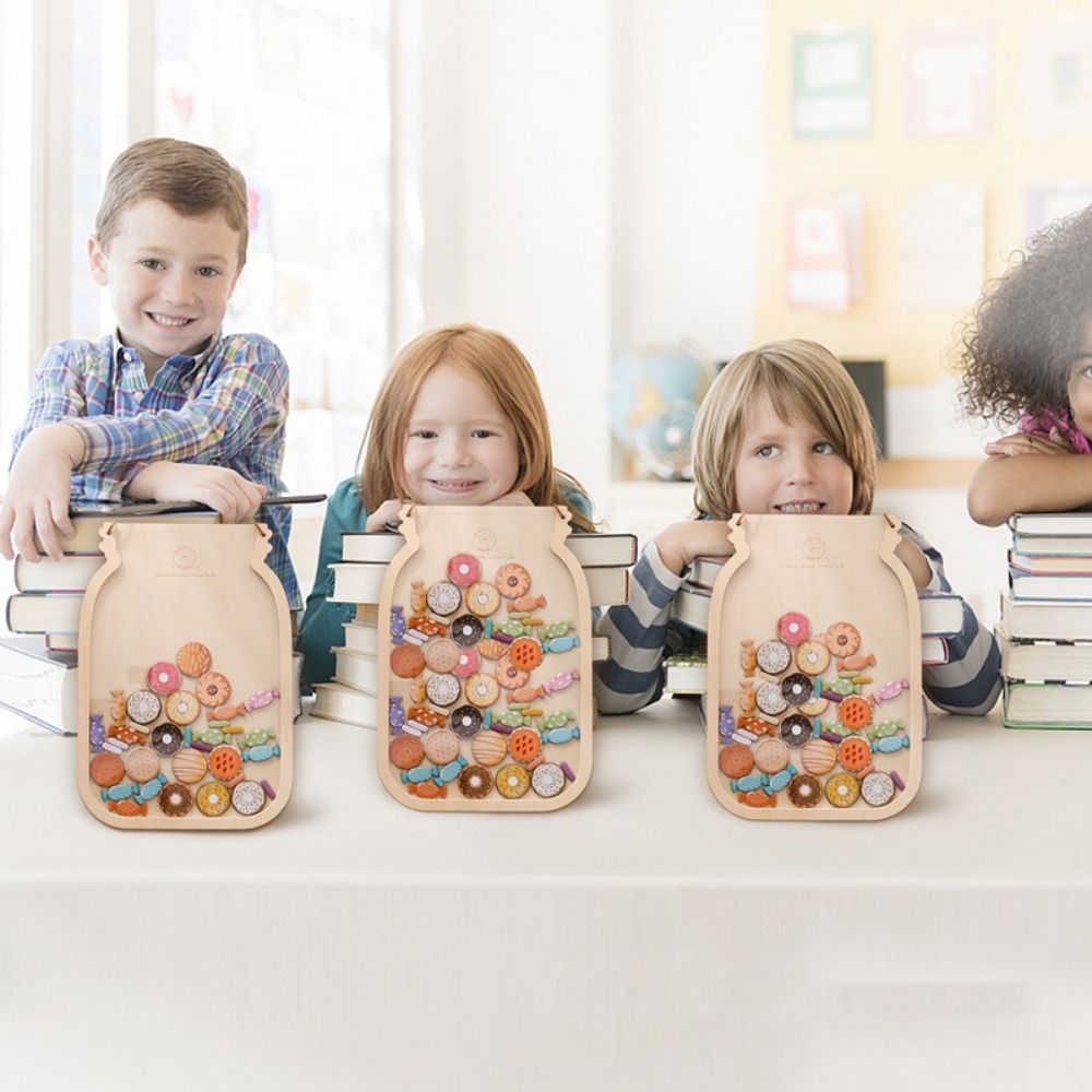 Yıldızlı veya Donutlu Ahşap Öd - Kids Education Charts incelemesi ve fiyatı