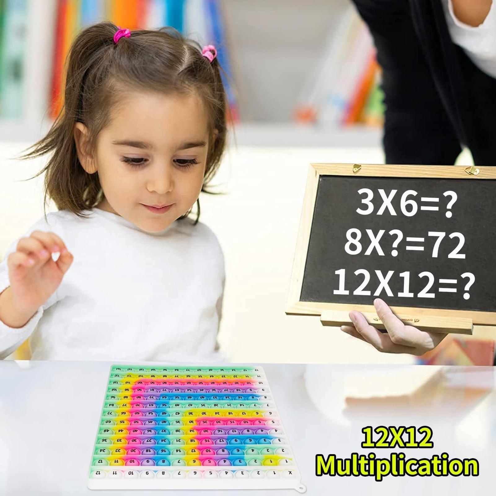 Gökkuşağı Silikon Çarpım Fidge - Kids Education Charts incelemesi ve fiyatı